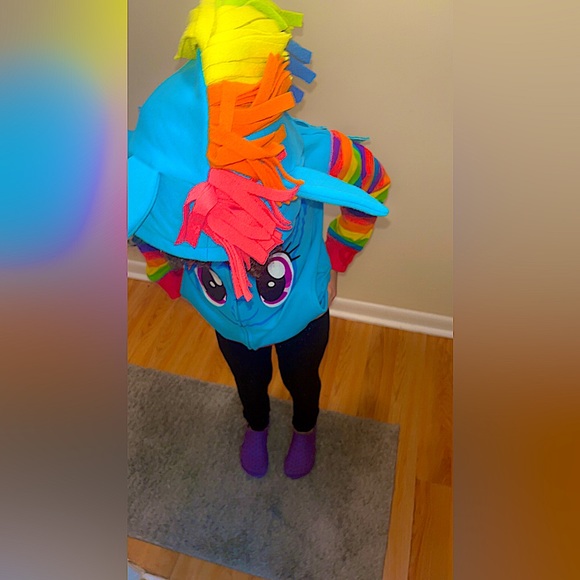 RAINBOW 🌈 JACK . zip up one-of-a-kind character is from My Little Pony.🌈🛼🍭 - Picture 7 of 7